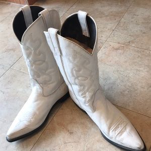 Cowboy leather boots